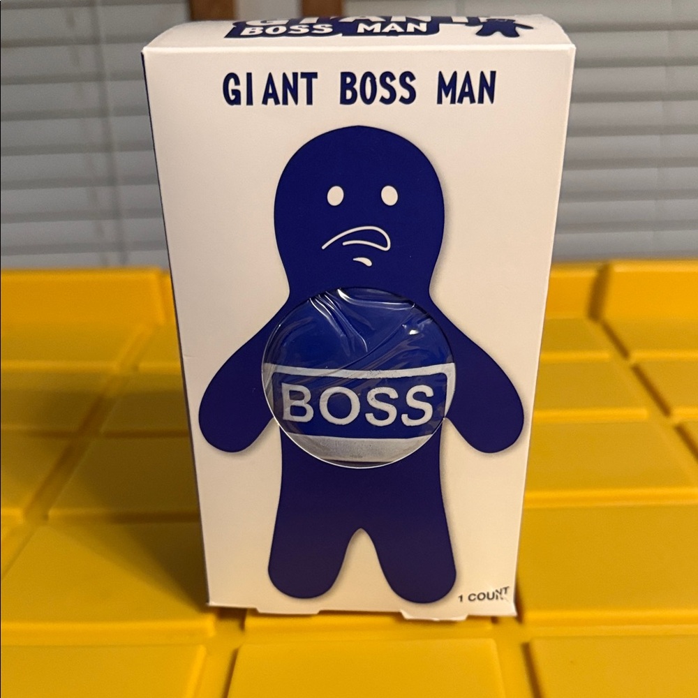 Giant Boss Man Blue Stress Reliever